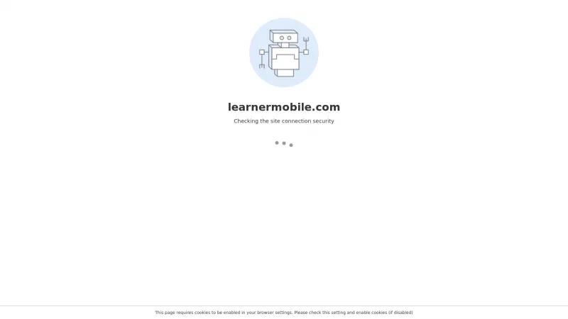 Homepage of Learner Mobile