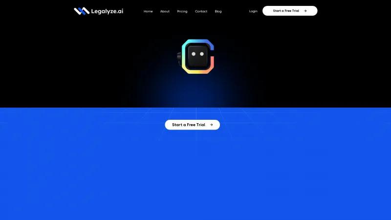 Homepage of Legalyze