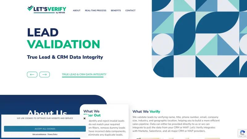 Homepage of Let's Verify