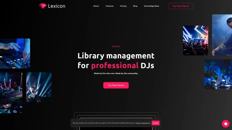 Homepage of Lexicon