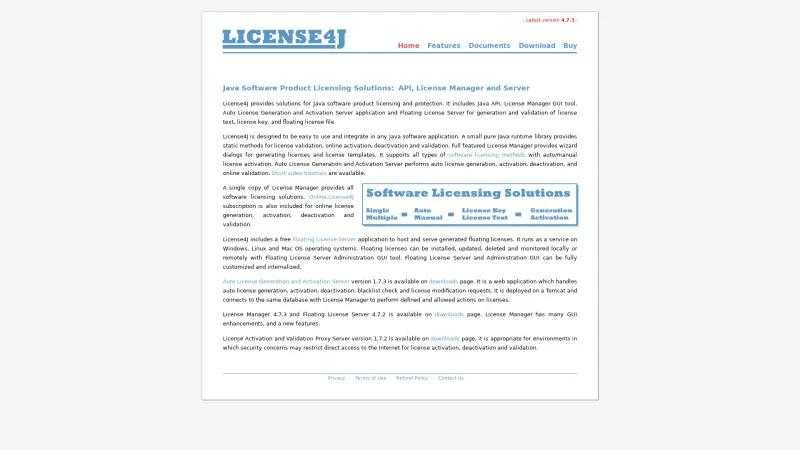 Homepage of License4J