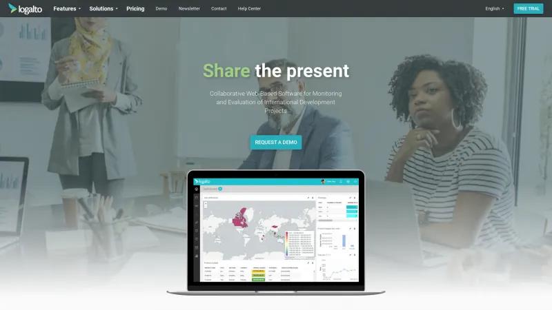 Homepage of LogAlto