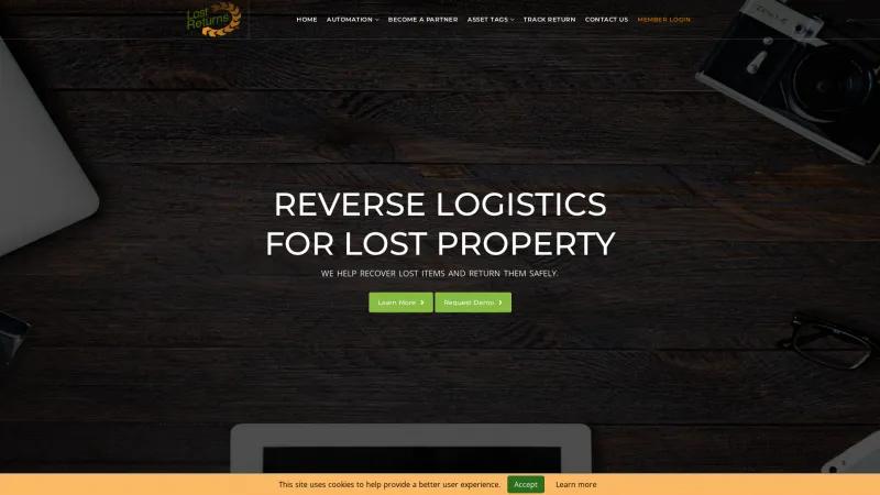 Homepage of Lost Returns