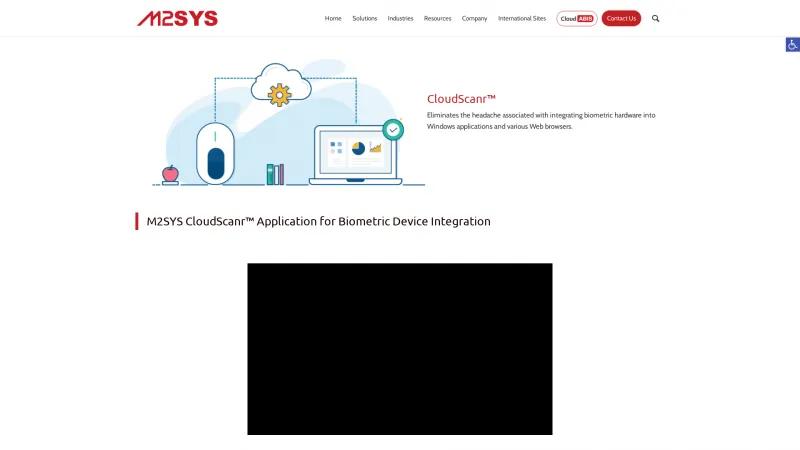 Homepage of CloudScanr