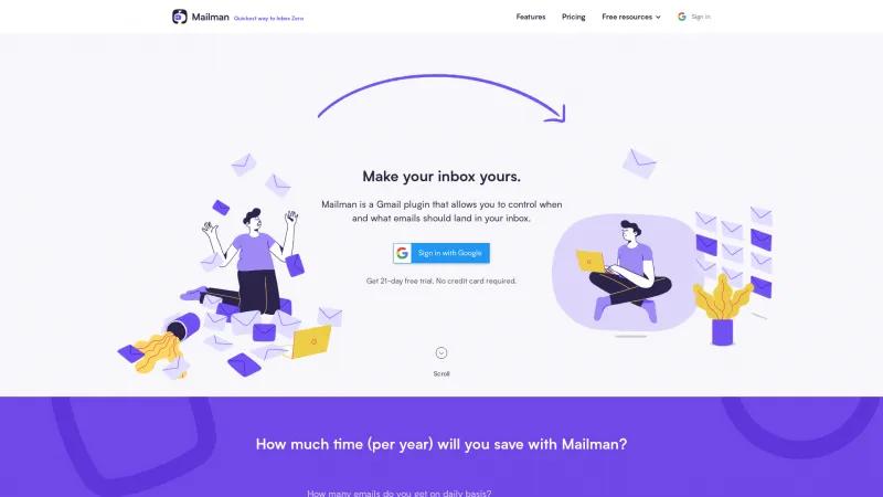 Homepage of Mailman