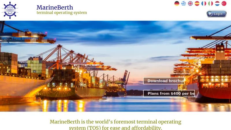 Homepage of MarineBerth