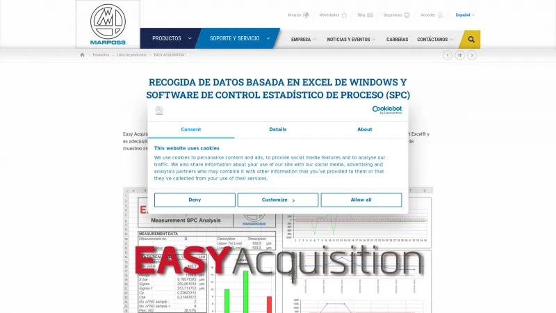 Homepage of EASY ACQUISITION