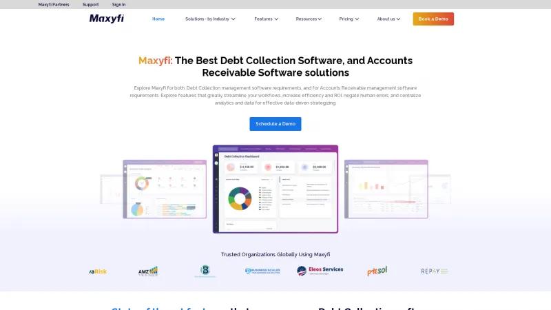 Homepage of Maxyfi