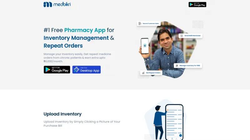 Homepage of Medbikri