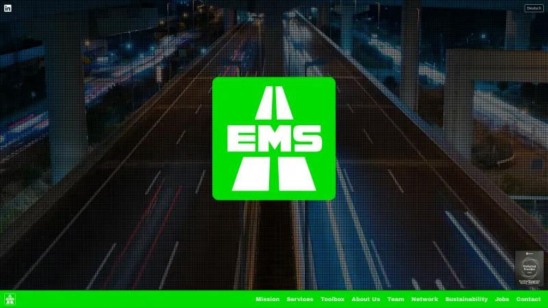 Homepage of EMS