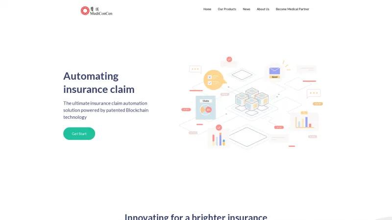 Homepage of MediConCen