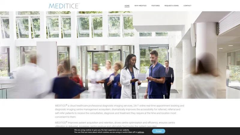 Homepage of MEDITICE