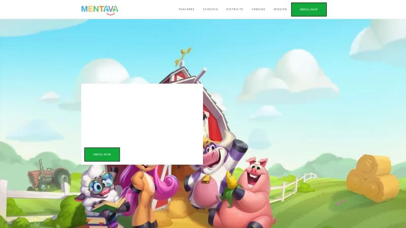 Homepage of Mentava