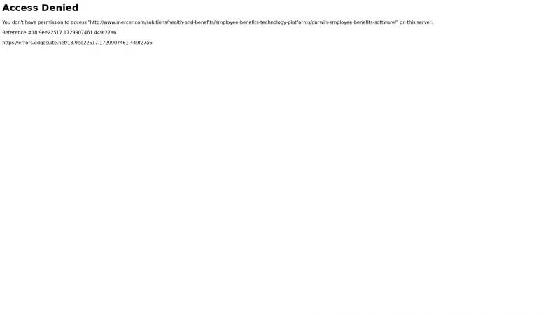 Darwin Employee Benefits Software: Streamline Benefits Administration and Enhance Employee Engagement Homepage of Darwin