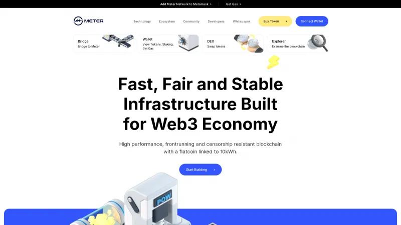 Homepage of Meter