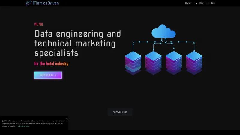 Homepage of MetricsDriven