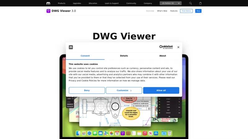 Homepage of DWG Viewer