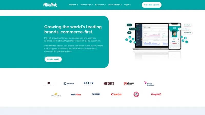 Homepage of MikMak