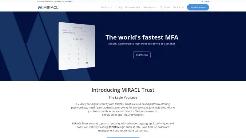 Homepage of MIRACL