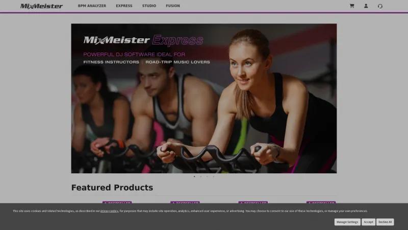 Homepage of MixMeister