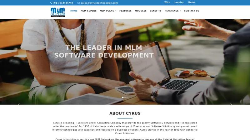 Homepage of MLM Superb