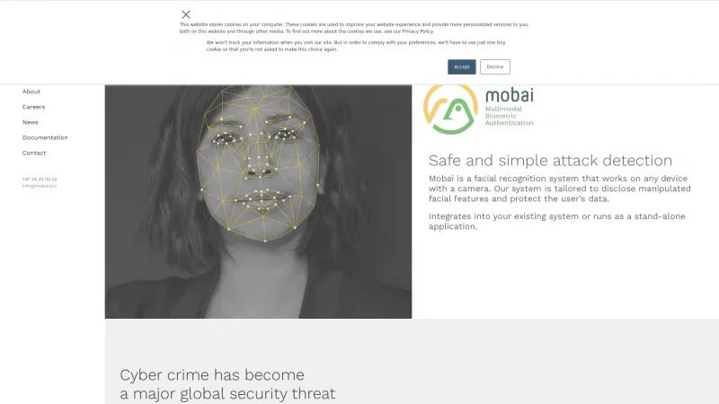 Homepage of Mobai