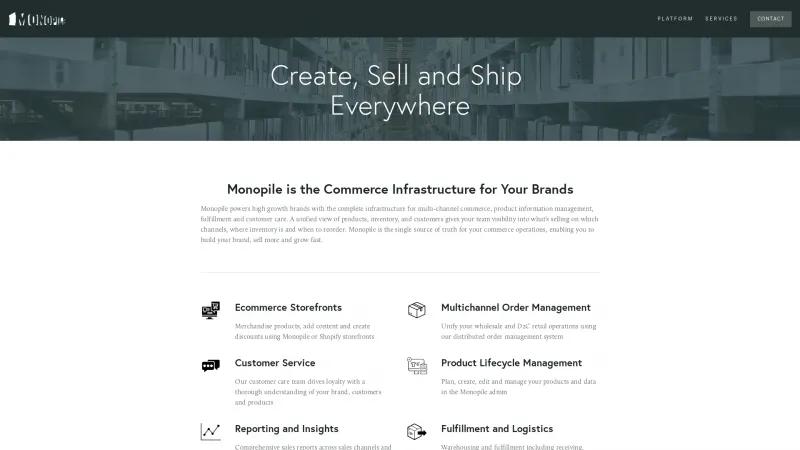 Homepage of Monopile