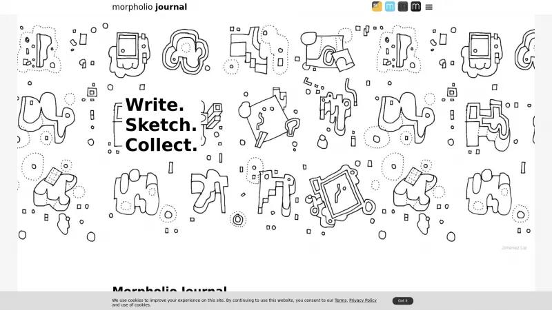 Homepage of Morpholio Journal