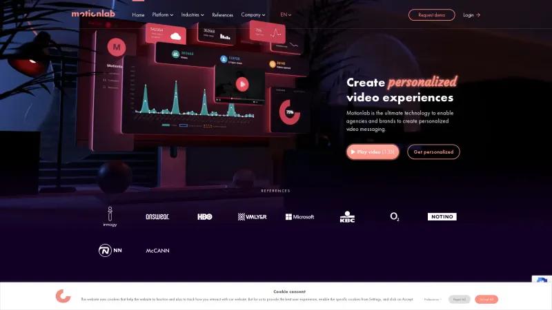 Homepage of Motionlab