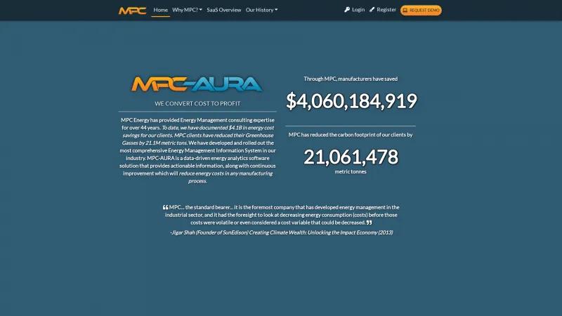 Homepage of MPC-AURA