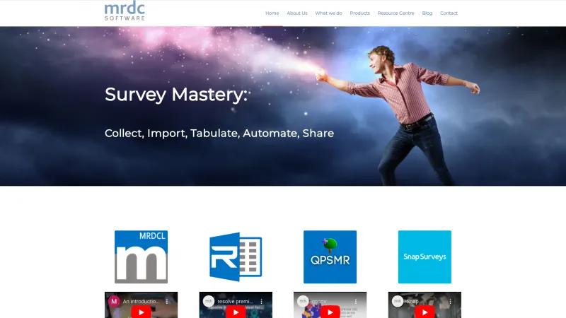 Homepage of MRDCL