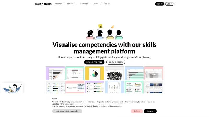 Homepage of MuchSkills