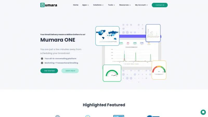 Homepage of Mumara