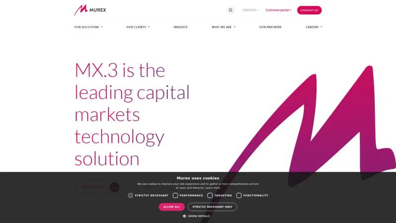 Homepage of MX.3