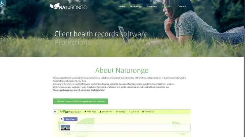 Homepage of Naturongo