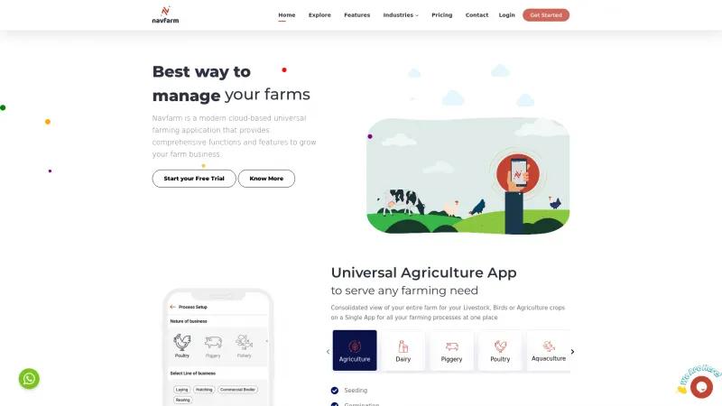 Homepage of Navfarm