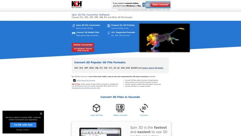 Homepage of Spin 3D