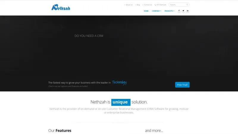 Homepage of Netzhah