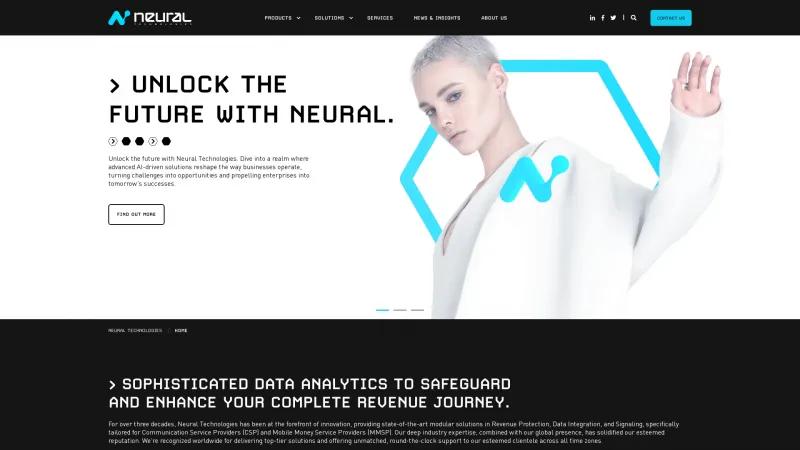 Homepage of Neural Technologies