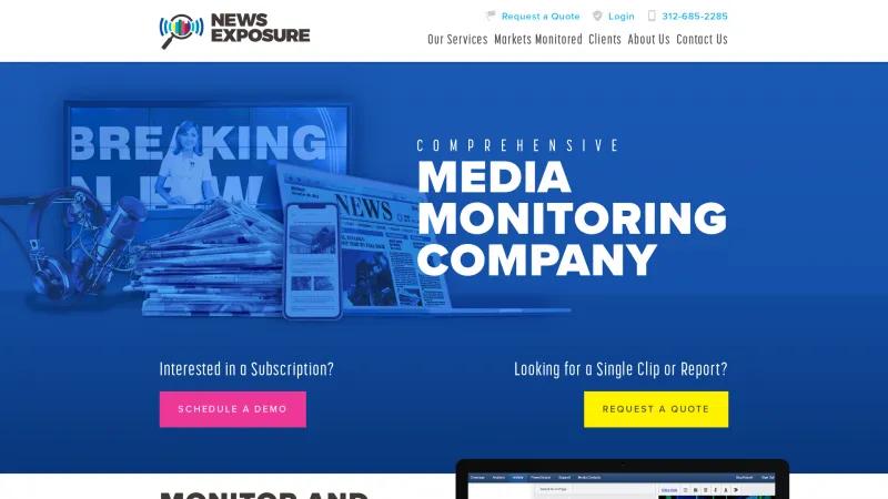 Homepage of News Exposure