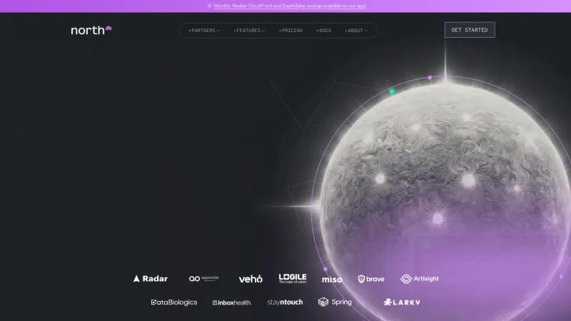 Homepage of North