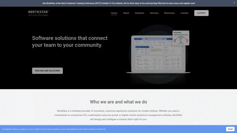 Homepage of NorthStar