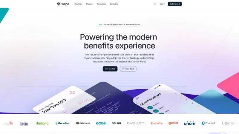 Homepage of Noyo