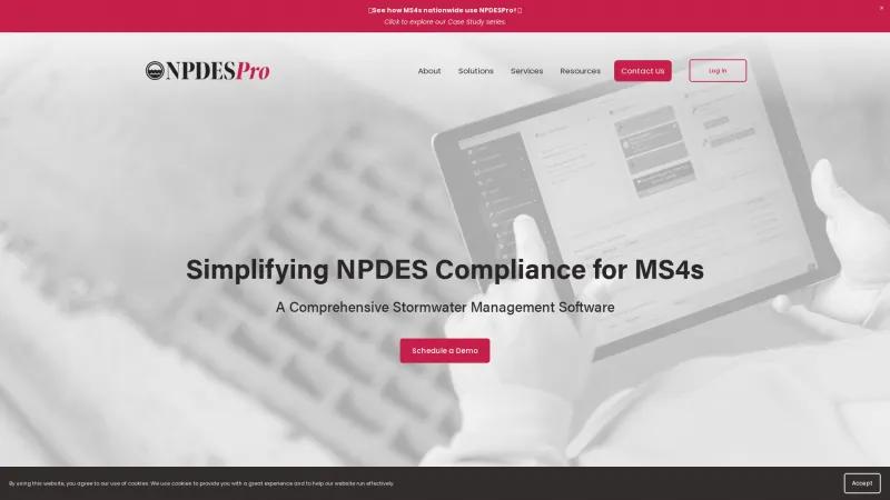 Homepage of NPDESPro