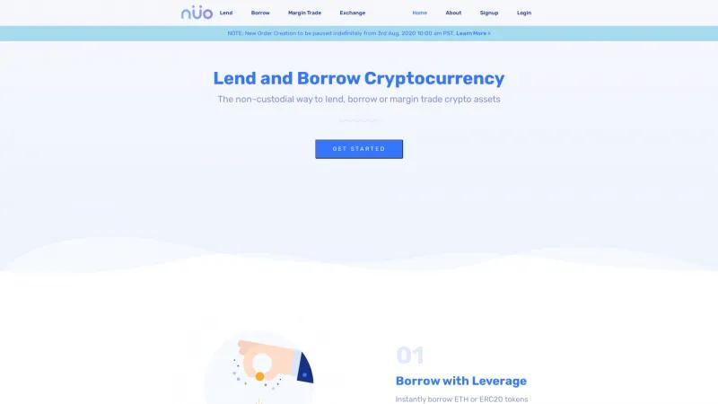 Homepage of Nuo