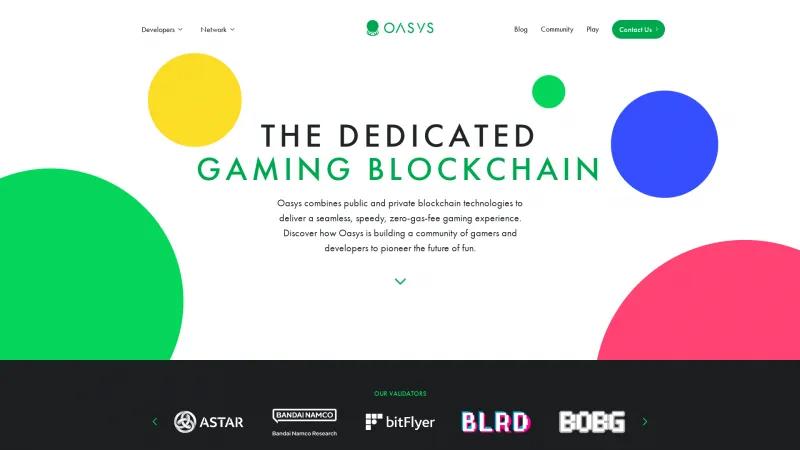 Homepage of Oasys