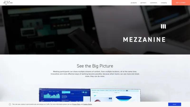 Homepage of Mezzanine