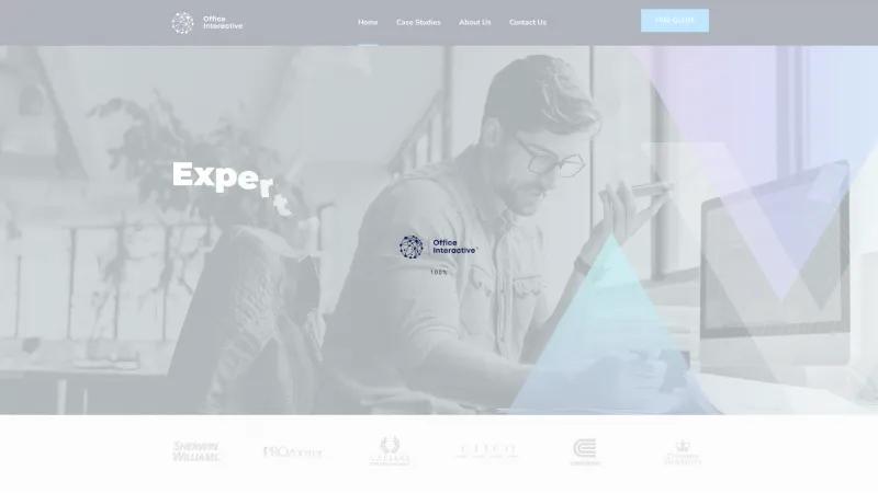 Homepage of Office Interactive