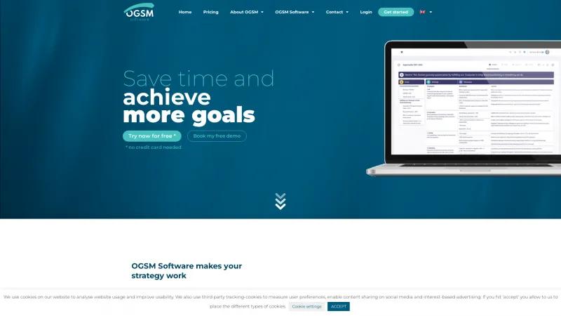 Homepage of OGSM Software