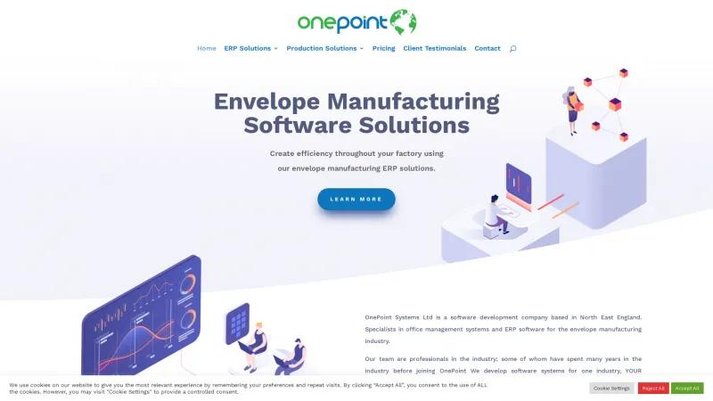 Homepage of OnePoint Office